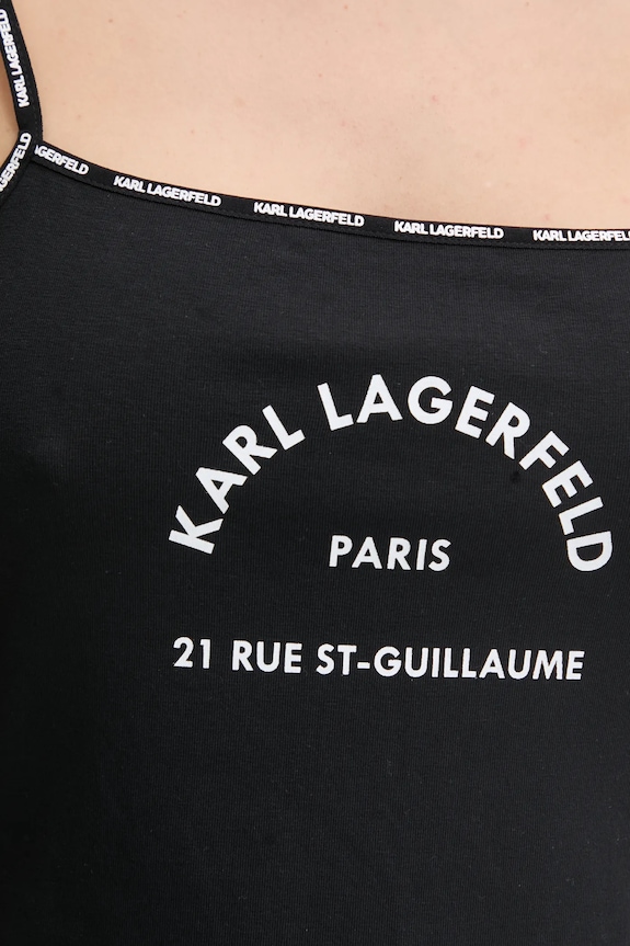 Karl Lagerfeld rochie A1W46081 negru