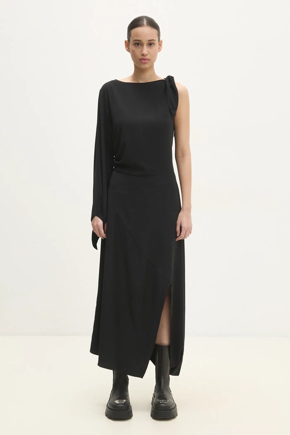 Samsoe Samsoe vestito SAALBA maxi nero F24400148