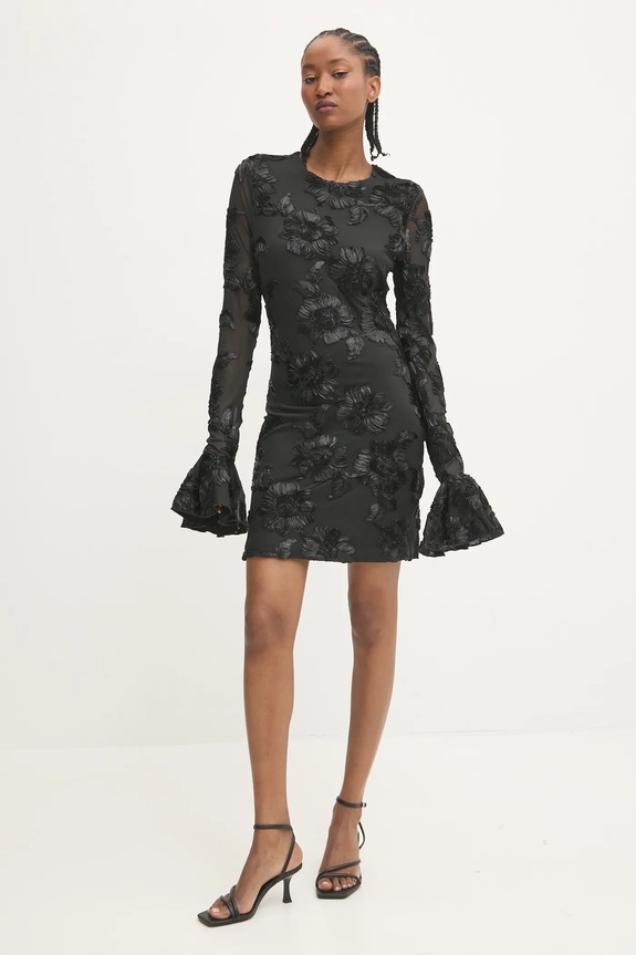 Rotate dress 0 113226100 black SS25