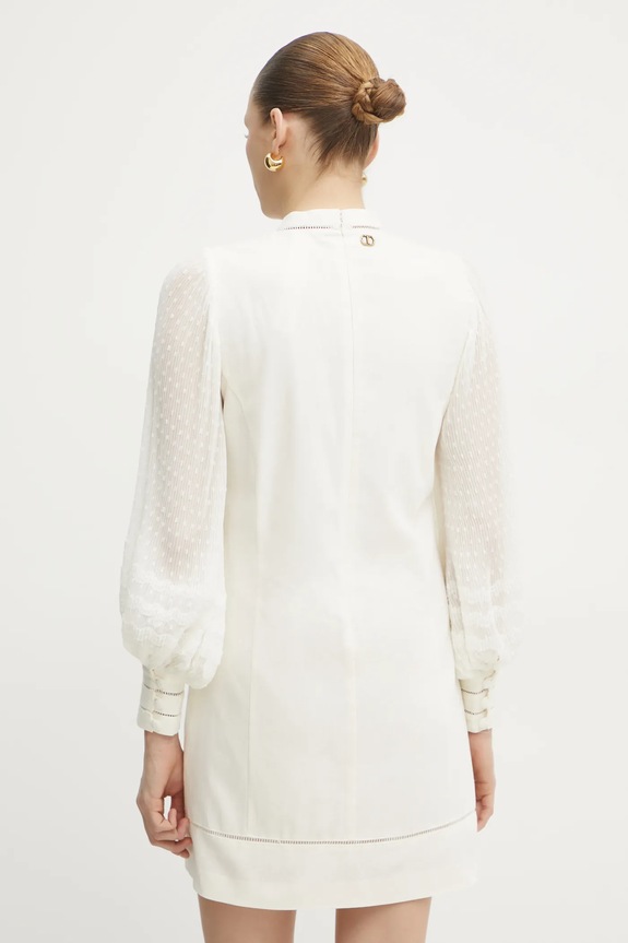 Îmbrăcăminte Twinset rochie din in 251TP2061 bej