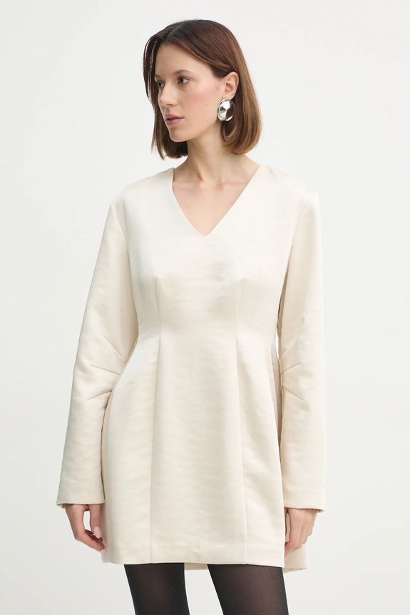 Herskind rochie Yasmin mini bej 5460185