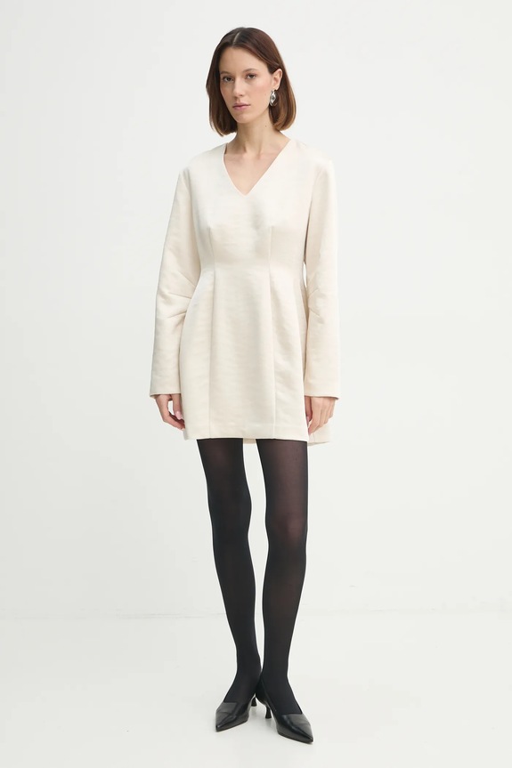 Herskind rochie Yasmin 5460185 bej SS25