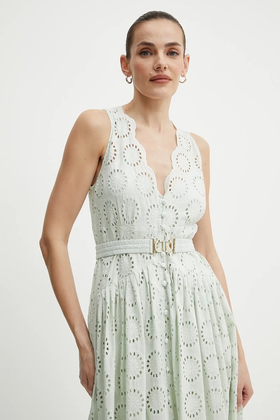 Twinset pamut ruha 251TT2360 zöld