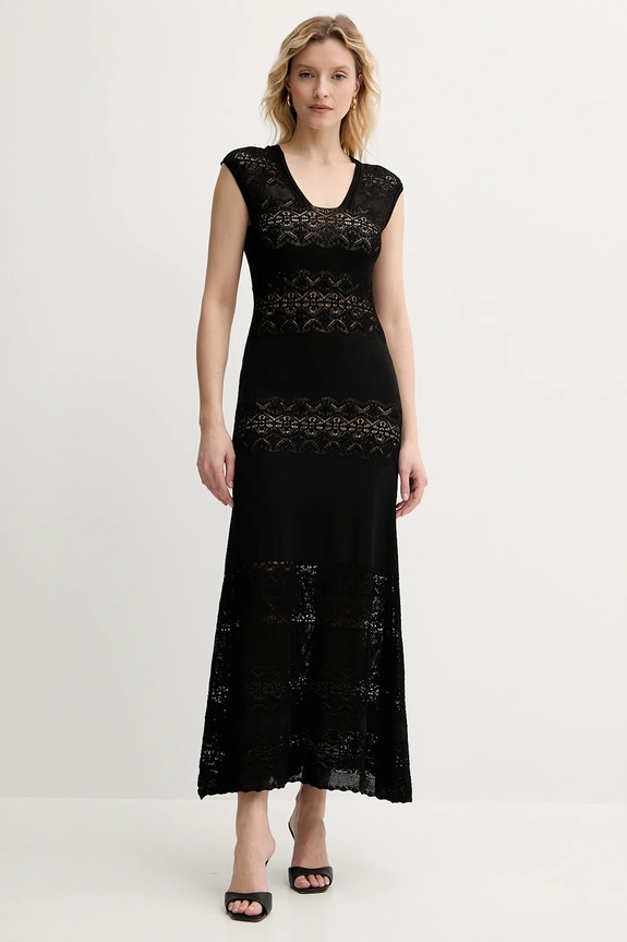 Twinset sukienka casual czarny 251TT3210