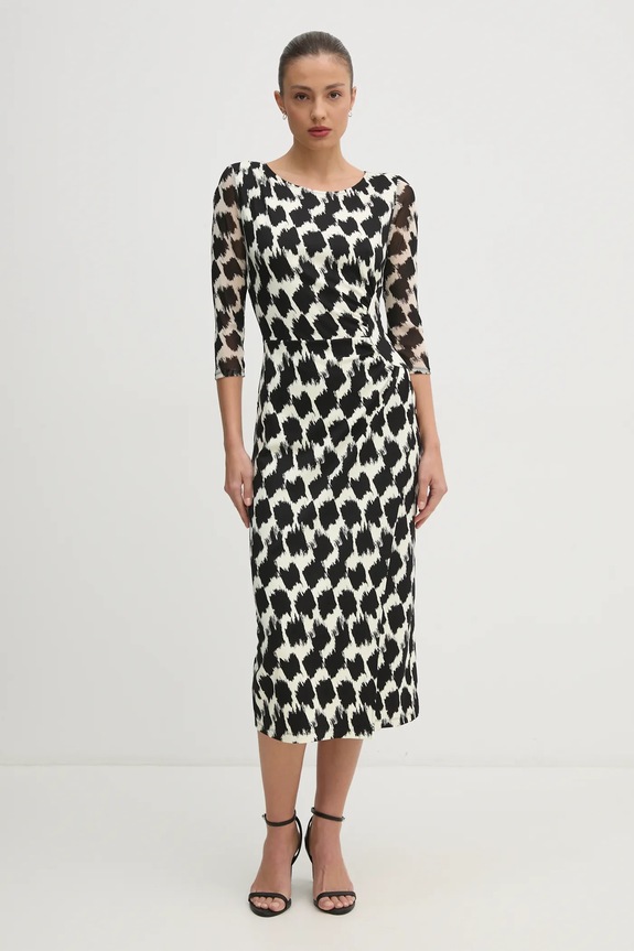 Φόρεμα DIANE VON FURSTENBERG DVFDL4S038 μπεζ SS25