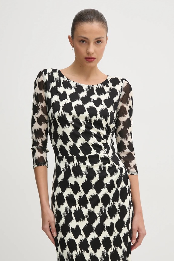 Φόρεμα DIANE VON FURSTENBERG μπεζ DVFDL4S038