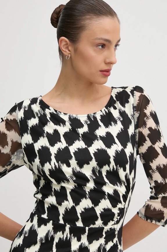 Φόρεμα DIANE VON FURSTENBERG DVFDL4S038 μπεζ