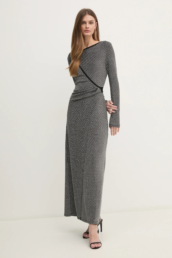 DIANE VON FURSTENBERG vestito maxi grigio DVFDW4S011