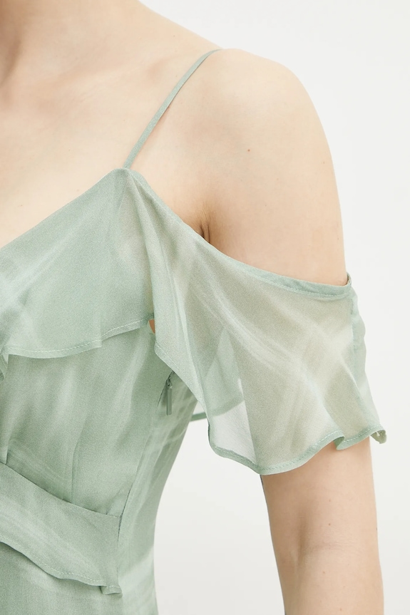 Рокля Armani Exchange XW000181.AF12051 зелен