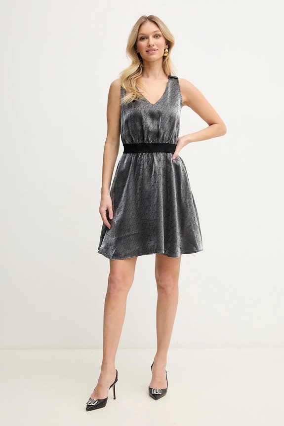 Платье Armani Exchange узор серый XW000177.AF12055