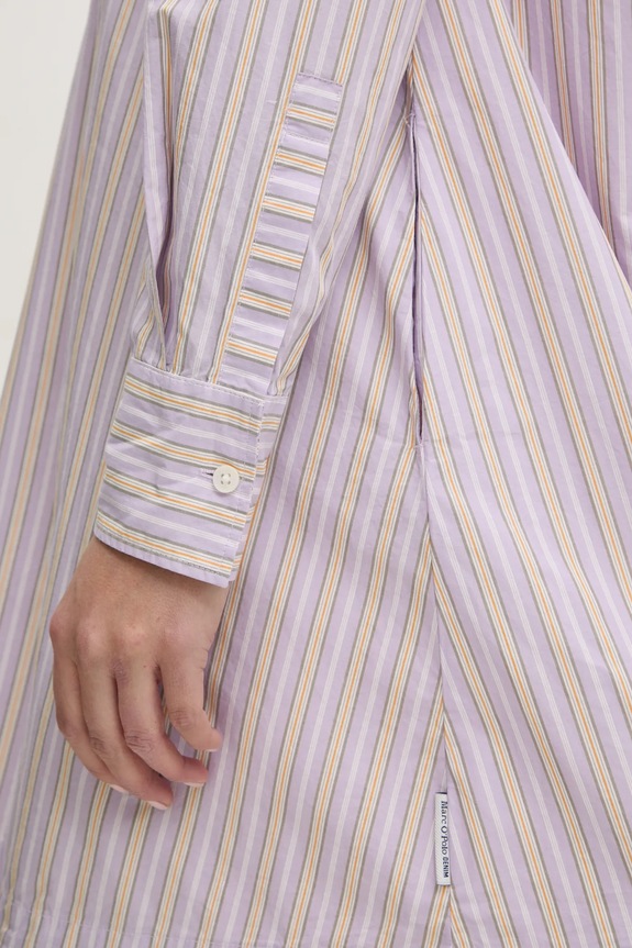 Marc O'Polo vestito in cotone 5000006085 violetto
