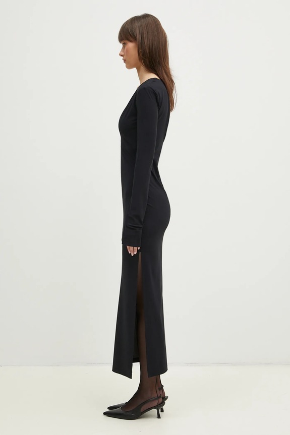Šaty MM6 Maison Margiela S52DG0026 čierna SS25