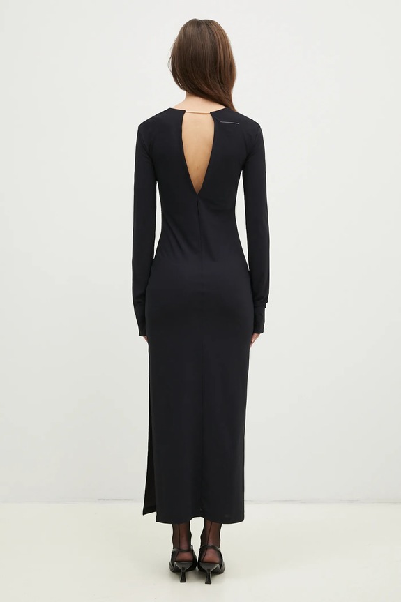 Oblečení Šaty MM6 Maison Margiela S52DG0026 černá