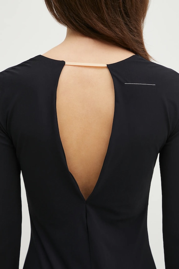 Šaty MM6 Maison Margiela S52DG0026 černá