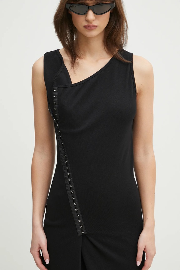 Šaty MM6 Maison Margiela čierna S52CT0786