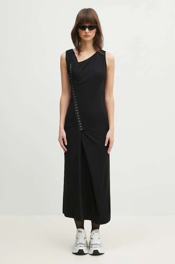 Šaty MM6 Maison Margiela S52CT0786 čierna