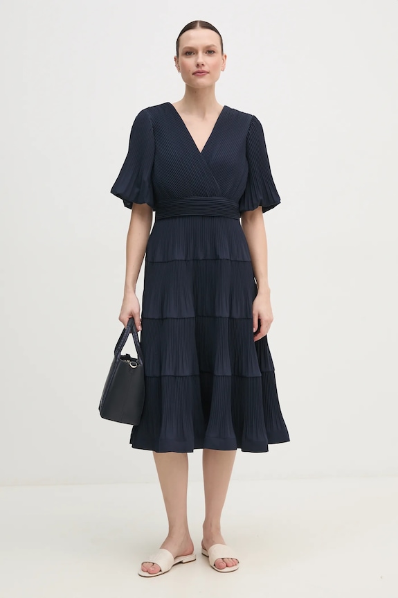 Joseph Ribkoff rochie midi bleumarin 251905