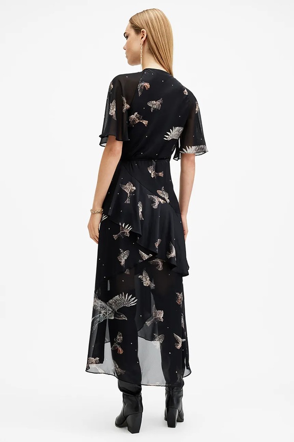 Obleka AllSaints ALANA W135DB
