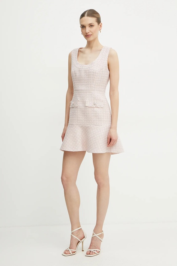 Φόρεμα Guess DAPHNEE W5RK10.WGW82 ροζ SS25