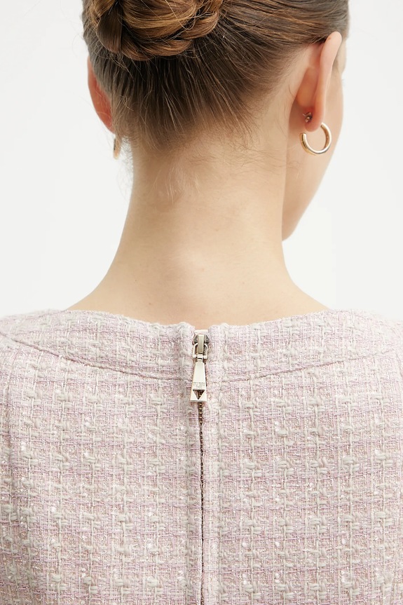 Φόρεμα Guess DAPHNEE W5RK10.WGW82 ροζ