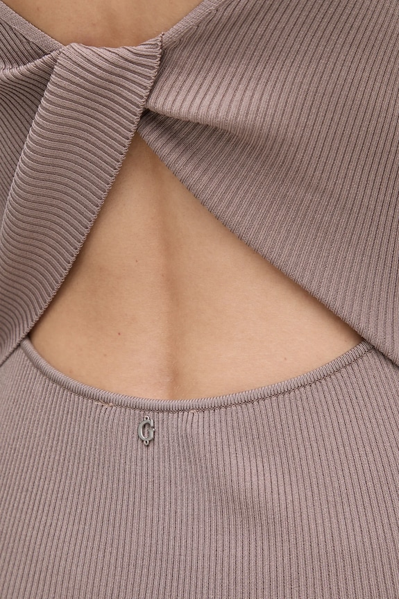 Guess sukienka JULIETTE W5RK21.Z3L10 brązowy