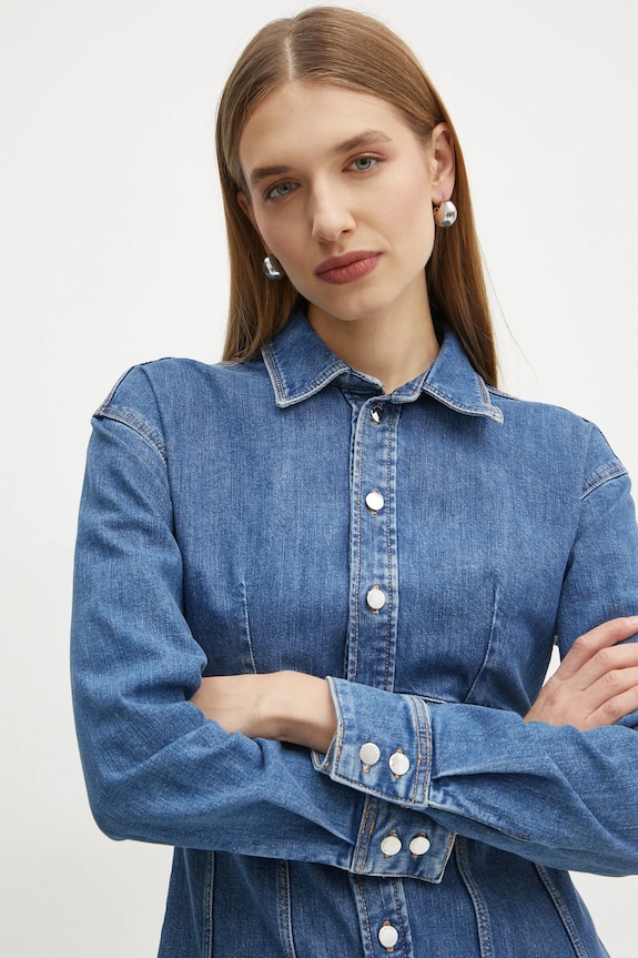 Платье Guess MIRIA голубой W5RK99.D4H71
