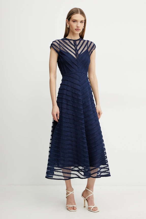 Luisa Spagnoli vestito maxi blu navy 541850