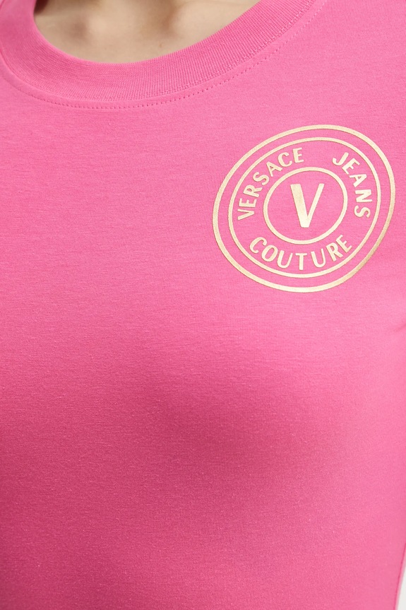 Šaty Versace Jeans Couture ružová 78HAOT00.CJ03T