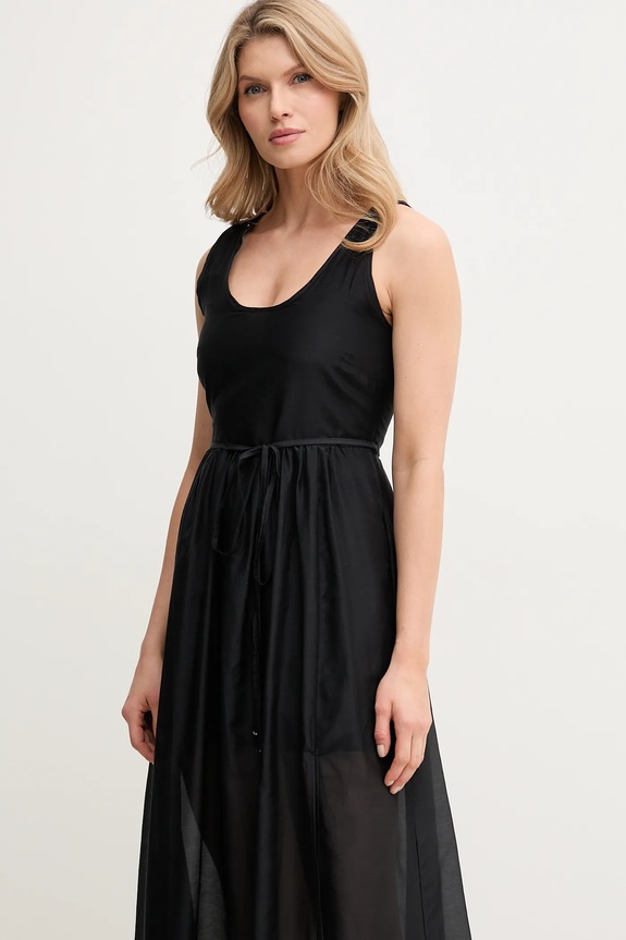 Marella rochie din amestec de mătase Emme by Marella negru 2515221172