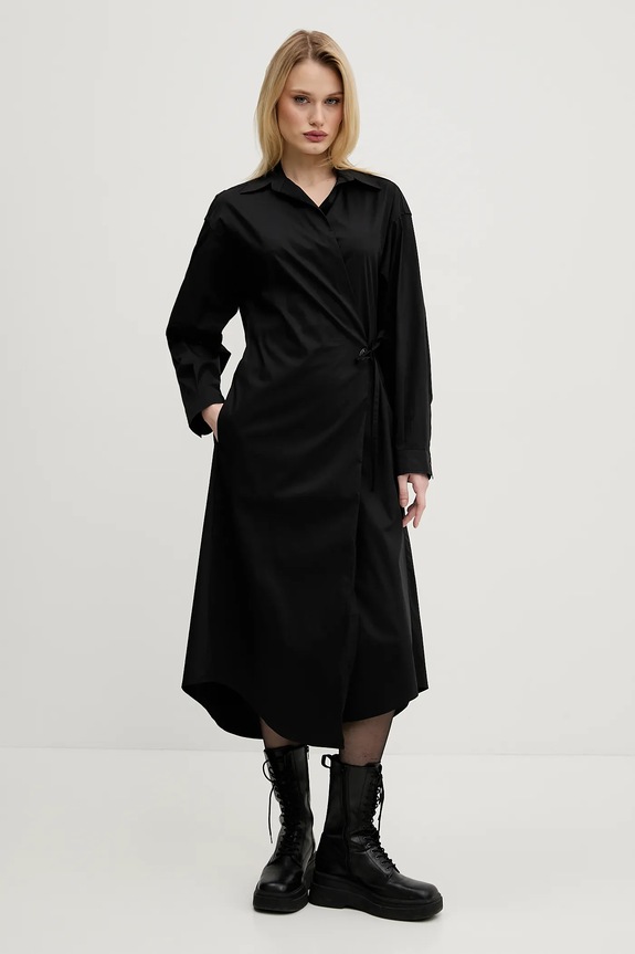 Φόρεμα Diesel D-ELPHI-LONG DRESS A16843.0IMAL μαύρο SS25
