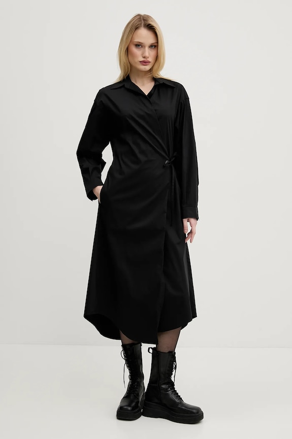 Φόρεμα Diesel D-ELPHI-LONG DRESS A16843.0IMAL μαύρο SS25