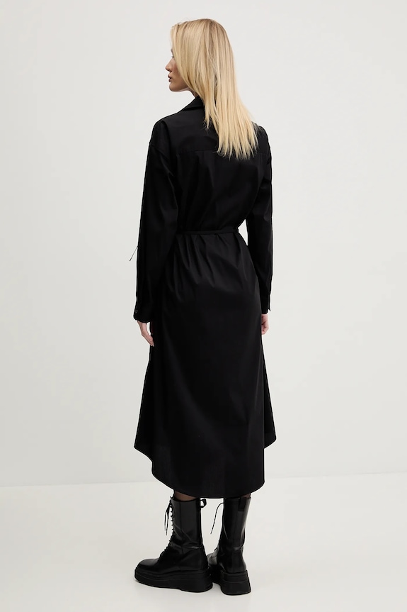 Ρούχα Φόρεμα Diesel D-ELPHI-LONG DRESS A16843.0IMAL μαύρο