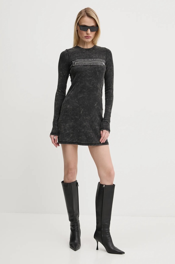 Φόρεμα Diesel D-ERCO DRESS A17318.0AKBU γκρί SS25