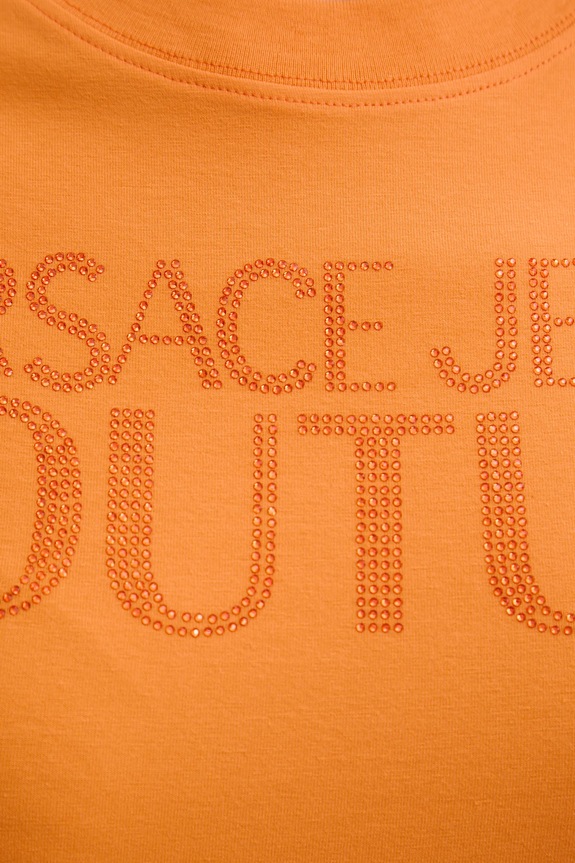 Versace Jeans Couture vestito 78HAOS04.CJ01S arancione