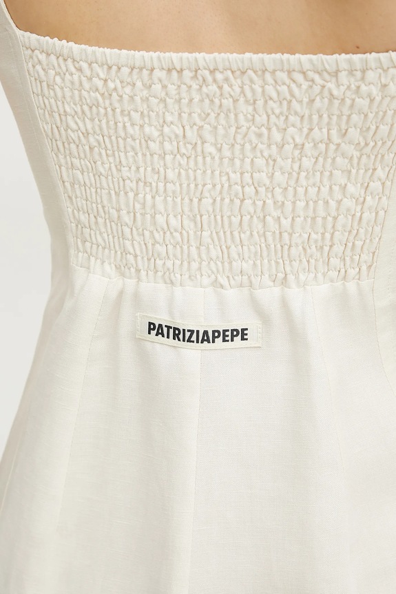 Φόρεμα από λινό μείγμα Patrizia Pepe 2A2874.A052
