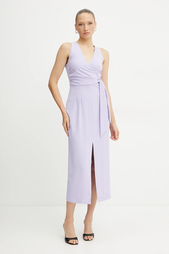 Сукня Patrizia Pepe midi фіолетовий 2A2887.A411
