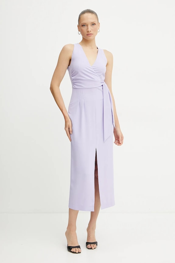 Сукня Patrizia Pepe midi фіолетовий 2A2887.A411