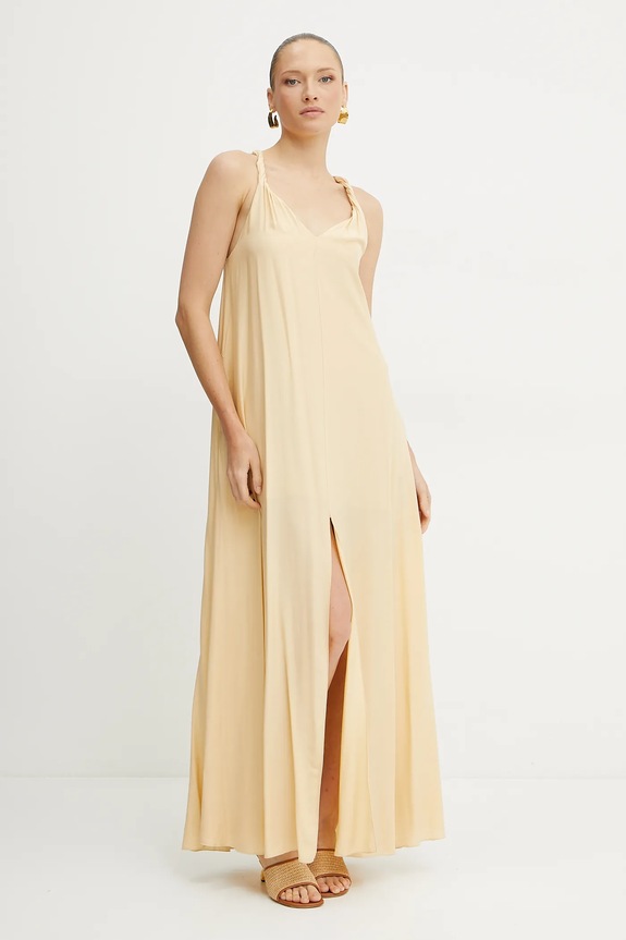 Patrizia Pepe sukienka casual beżowy 2A2913.A057