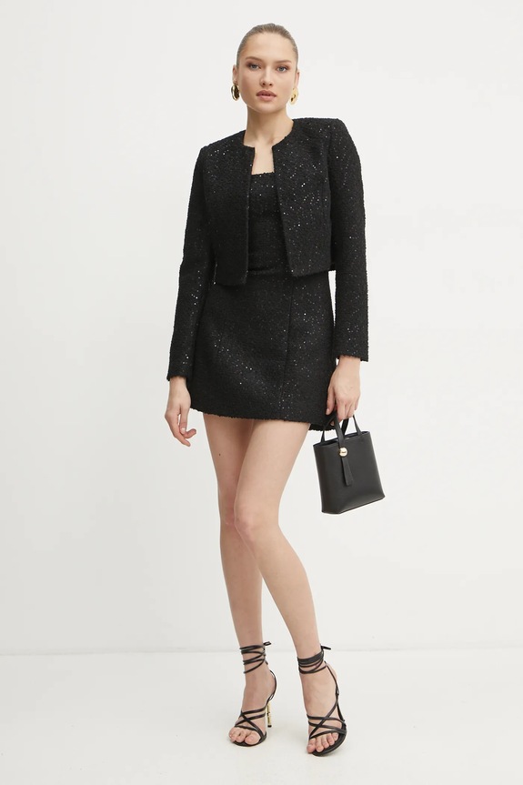 Šaty Marciano by Guess BOUCLE 5RGK48.7261A čierna SS25