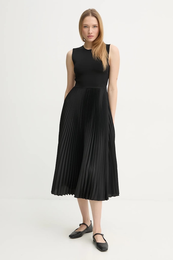 Theory vestito O1005602 nero SS25