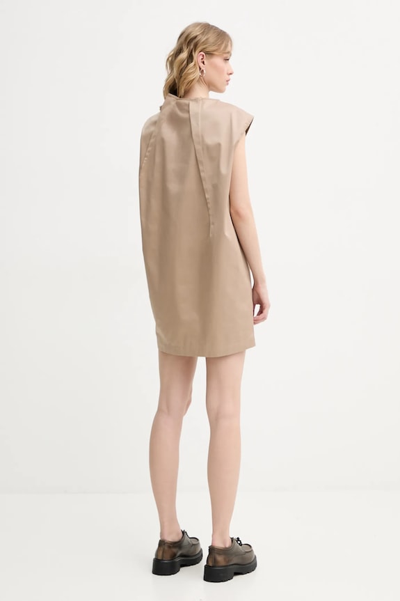 Ρούχα Βαμβακερό φόρεμα MM6 Maison Margiela S52DA0056.M35368 πράσινο