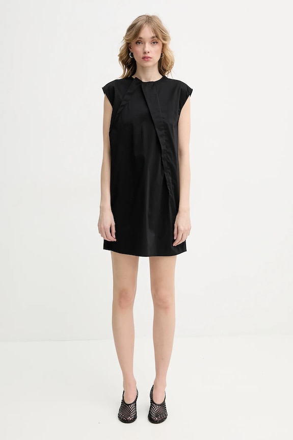 Φόρεμα MM6 Maison Margiela S52DA0066.M35043 μαύρο SS25