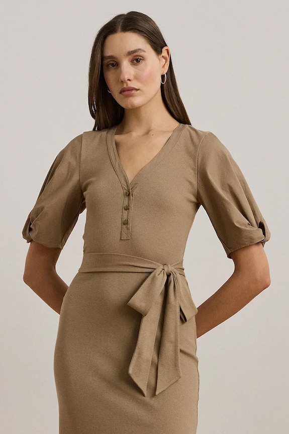 Îmbrăcăminte Lauren Ralph Lauren rochie 250964070 maro