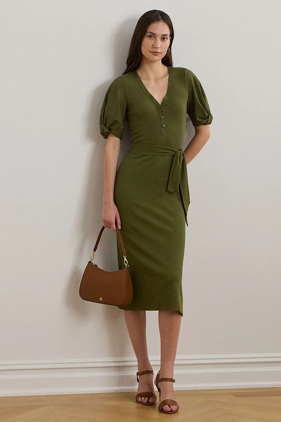 Lauren Ralph Lauren sukienka casual zielony 250964070