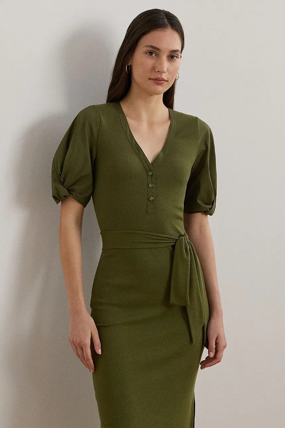 Odzież Lauren Ralph Lauren sukienka 250964070 zielony
