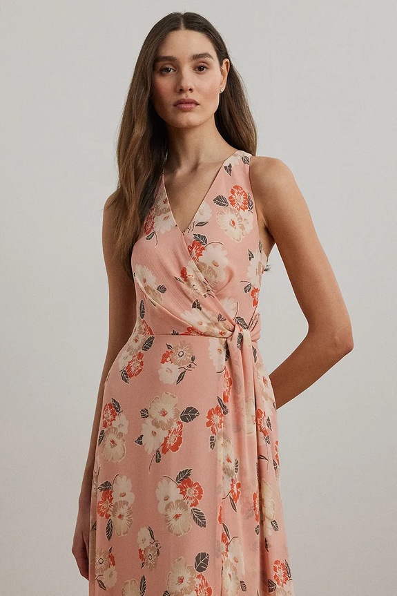 Odzież Lauren Ralph Lauren sukienka 253968885 różowy