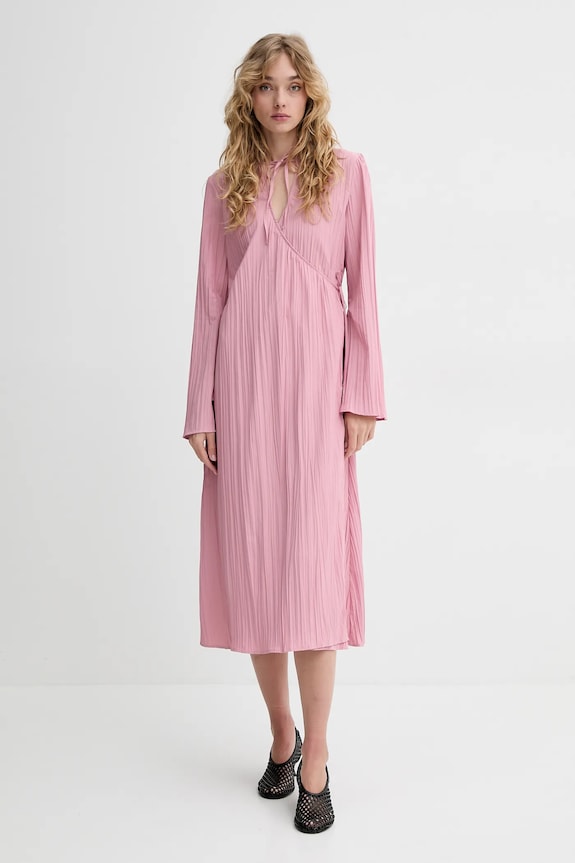 Φόρεμα Stine Goya μακρύ ροζ SG.SS25.D111.2342