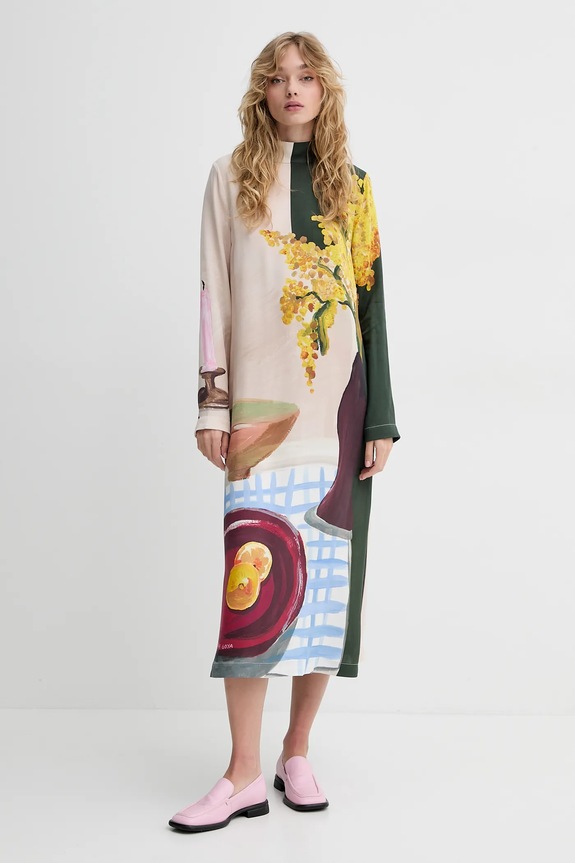 Stine Goya ruha hosszú bézs SG.SS25.D017.2263