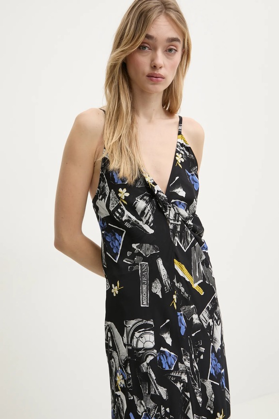 Haljina Moschino Jeans crna 0464.3243