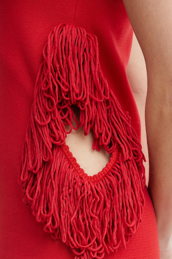 Simona Corsellini vestito P25CPABO05 rosso